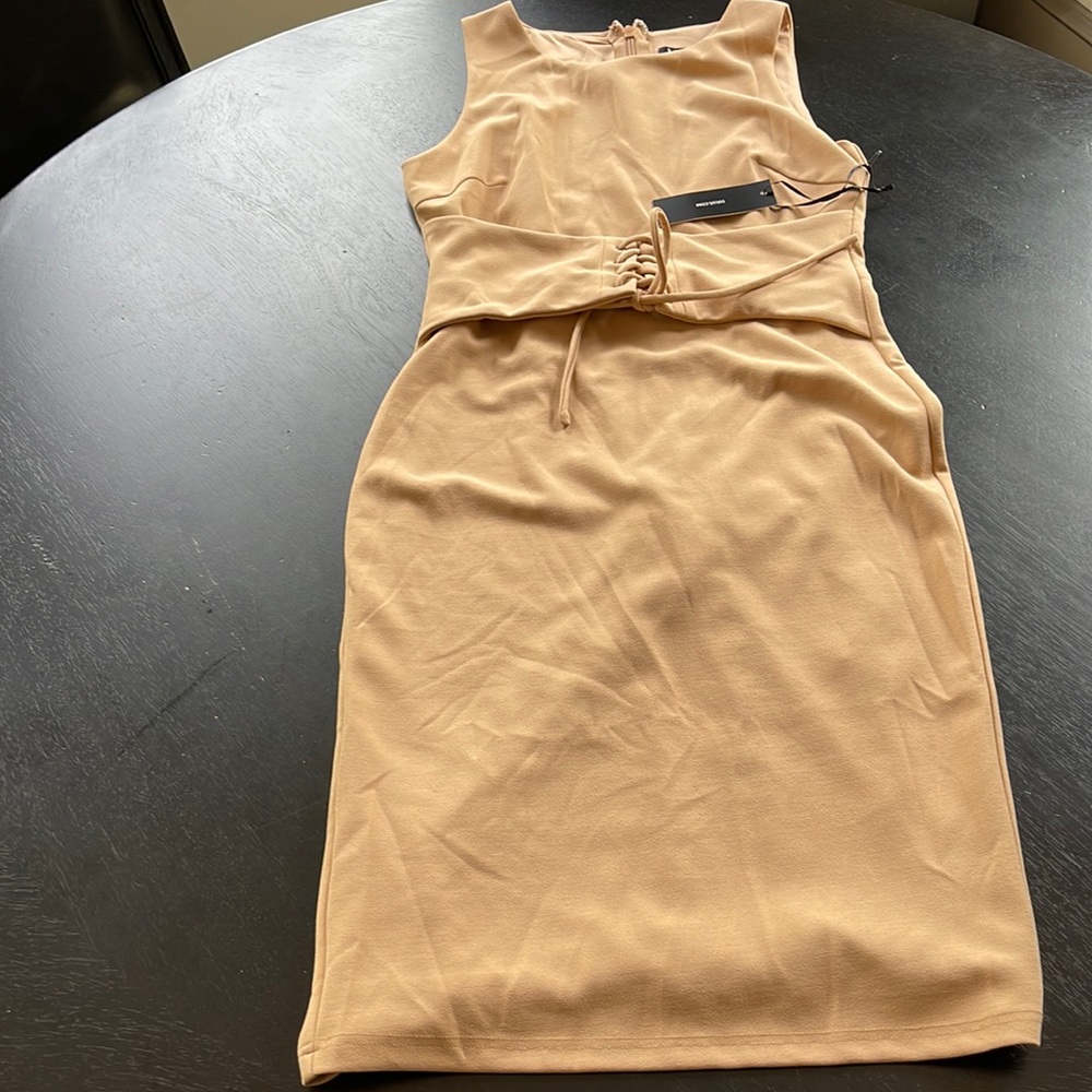 Lulu tan dress